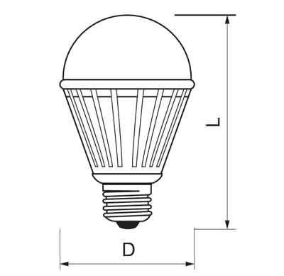 Лампа светодиодная шар