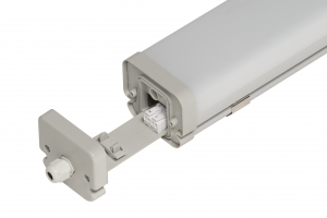CSVT SLIM-16/Tube промышленный светодиодный светильник из поликарбоната со степенью защиты IP67 и проходной (транзитной) проводкой (ЦСВТ). Фото 3