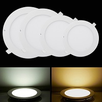 Светодиодные светильники для натежных потолков и гипсокартона (панели и даунлайты)