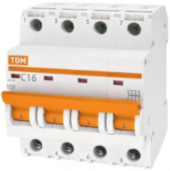 Автоматический выключатель ВА47-29 4P TDM ТДМ