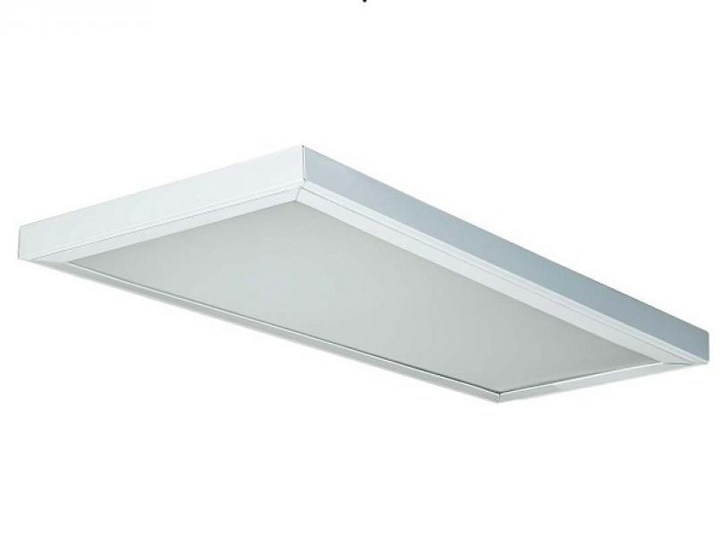 Фото Школьный светильник прямоугольный AVRORA-40 Natural color для освещения образовательных учреждений 1195*295*40мм 30Вт IP40 4000К CRI>91 ОПАЛ