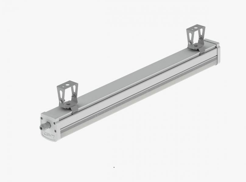 Школьный светильник влагозащищенный CSVT НЕМО/NEMO-PL 70 1230х71х150 CRI91 4000 IP65  с поворотным кронштейном Natural color. Фото 2