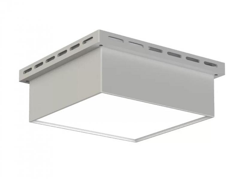 Фото Светильник сд CSVT LED-GR 8 85х85х40 CRI80 4000 opal-sand IP40 белый GL15/DOB ЦБ-00002943