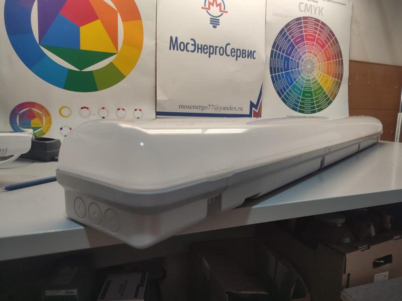 Фото Светильник сд герметичный FORMAT PRO MAX 75 1270х152х100 CRI91 5000 milky IP65 NATURAL COLOR
