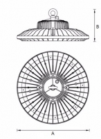 Промышленный светодиодный светильник UFO CSVT (Центрстройсвет). Фото 2